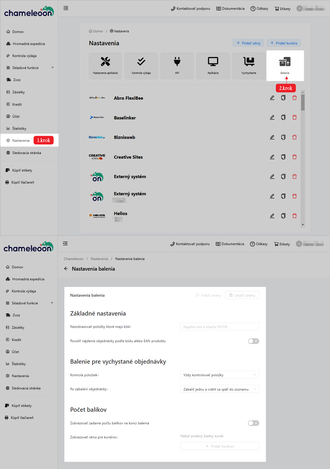 Balenie-uvod.nastavenia