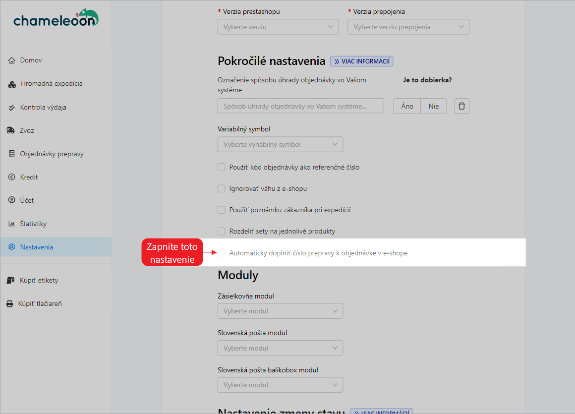 PrestaShop-doplnenie čísla prepravy k obj.
