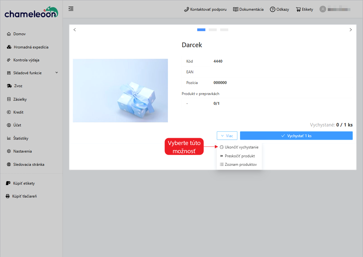 ukoncenie vychystania